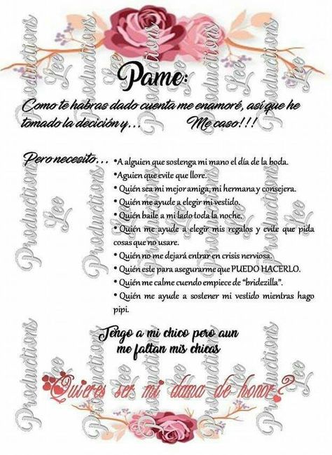 Invitaciones para los padrinos - 1