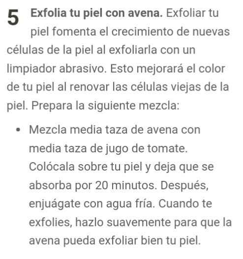 Aclarador natural para la piel!! tips!! - 5