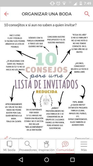 Como elegir los invitados - 1