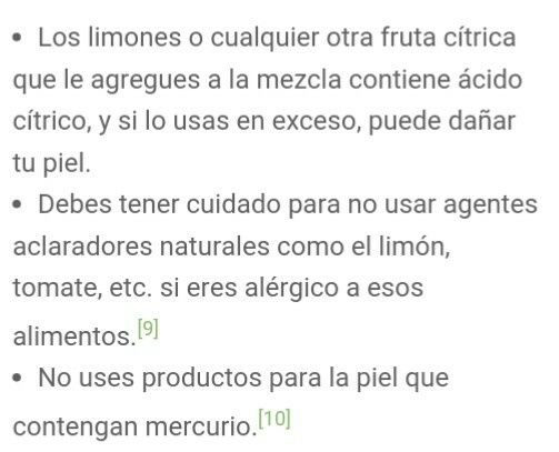 Aclarador natural para la piel!! tips!! - 7