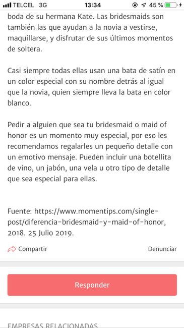 Tengo muchas dudas con respecto a las damas 28