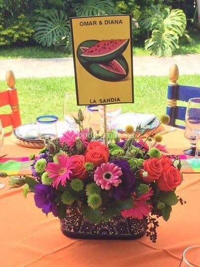 Centros de mesa temática mexicana 7