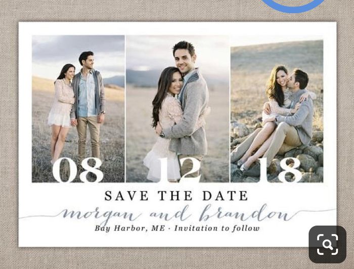 Ideas para el save the date 17