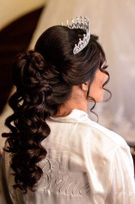 El peinado y maquillaje 💄 👰🏻‍♀️ 1