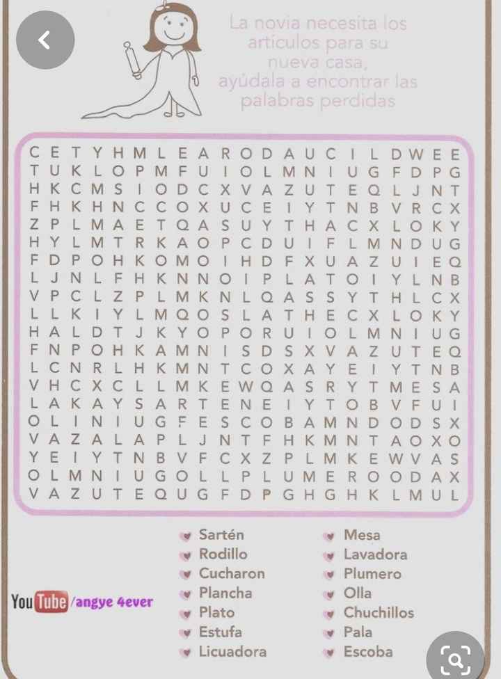 Sugerencias de juegos para despedida de soltera💍 - 3