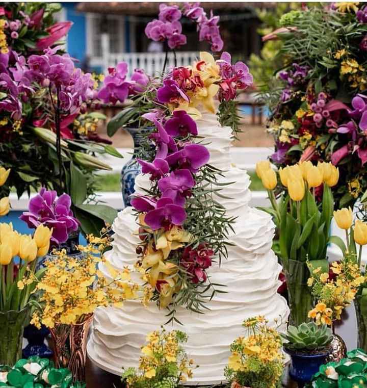 Pasteles de boda con flores - 10