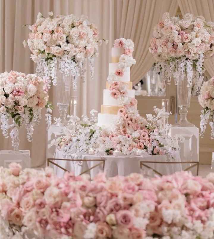 Pasteles de boda con flores - 12