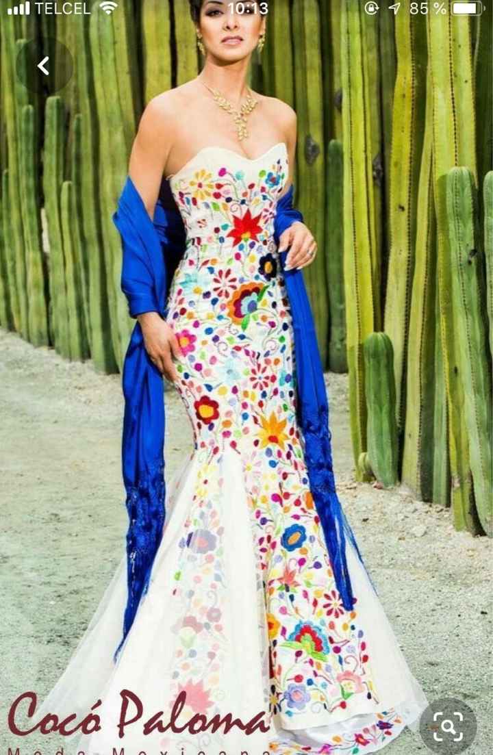 Vestido de novia mexiacno - 2