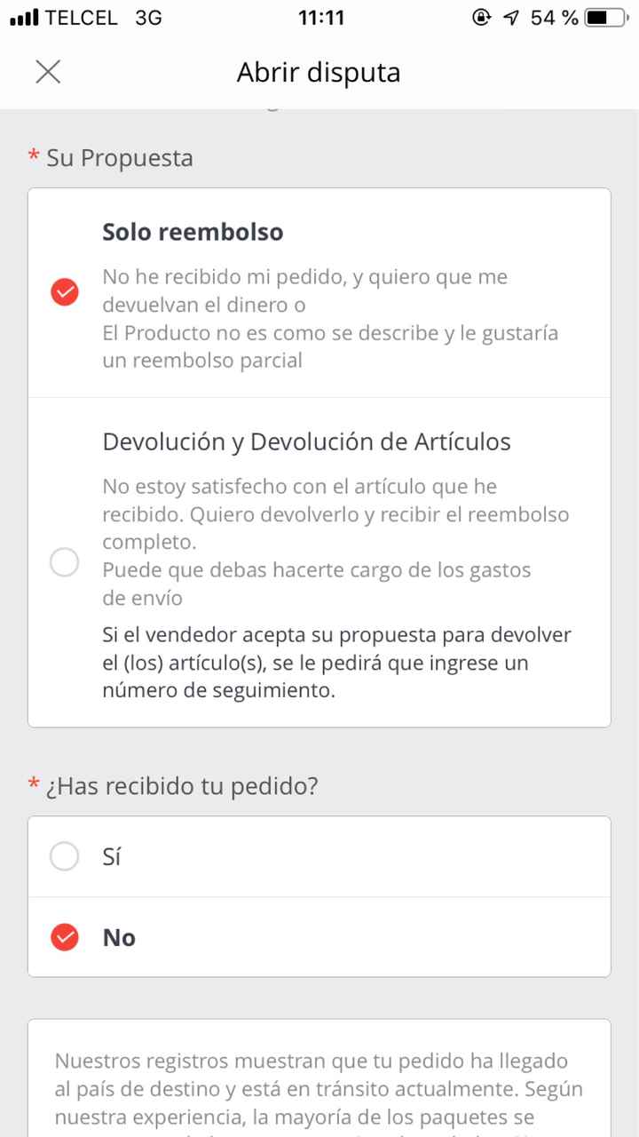 Aliexpress disputa! - 2