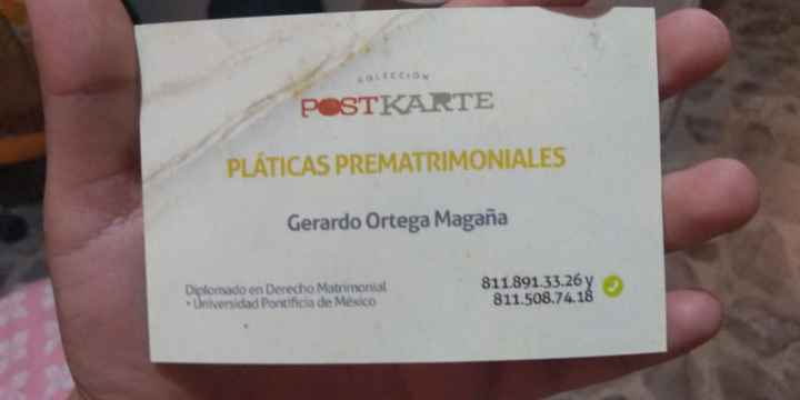 Busco platicas pre matrimoniales urgente - 1