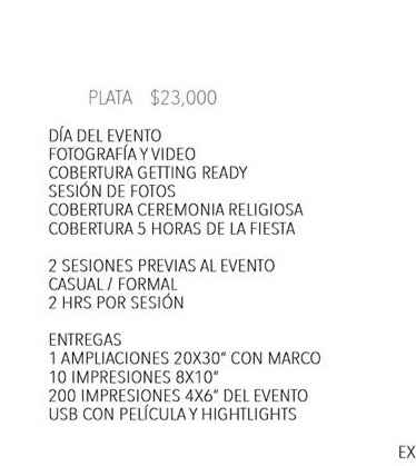 Cuanto gastaron en el fotografo? - 1