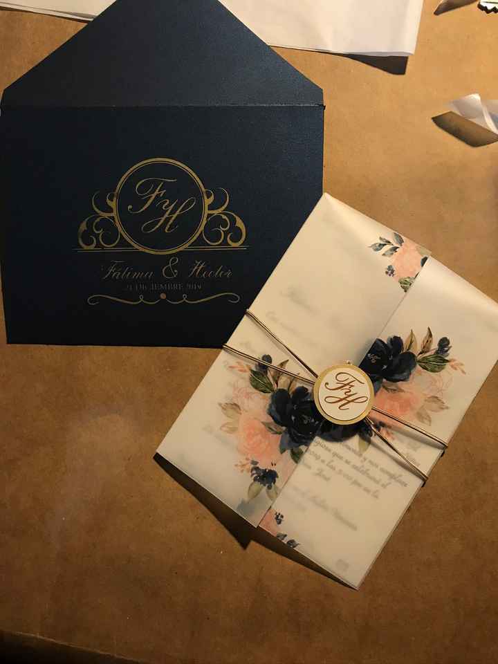 Diseñe e hice mis propias invitaciones ... - 1