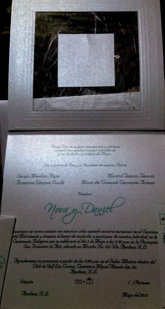 Nuestras invitaciones tiffany & vintage - 4