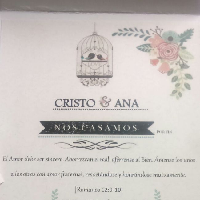 texto biblico en Invitaciones 