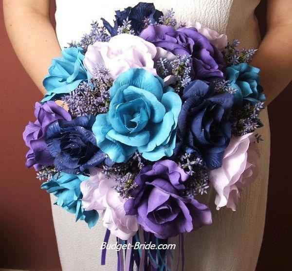 morado y azul