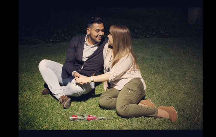 Estoy orgulloso de estar con ella, es el amor de mi vida, ella me llama como su ángel guardián, pero