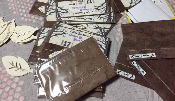 Invitaciones y lazo ♥️😍🥰 - 1