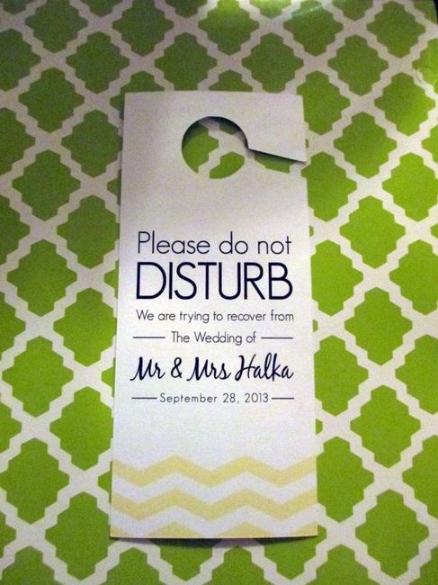 Para los invitados en el hotel