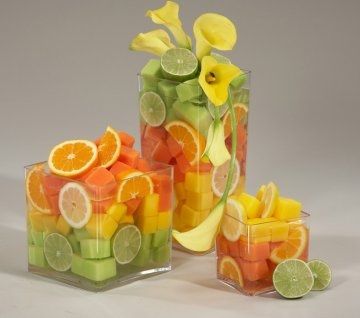 Centros de mesa comestibles