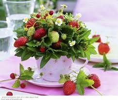 centros de mesa con fruta