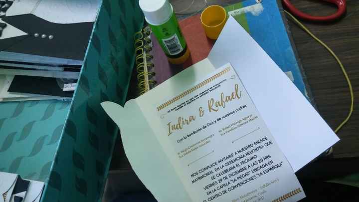  "como hice mis invitaciones elaboradas" - 2