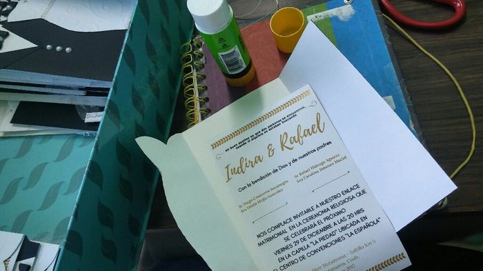  "como hice mis invitaciones elaboradas" - 2