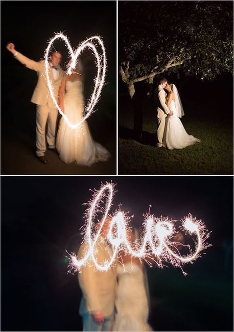 Luces de bengala para la salida de la ceremonia - 9