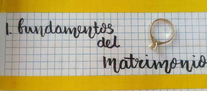 Nuestras clases prematrimoniales - 1