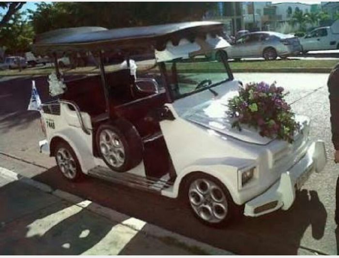 Que tipo de carro de novios rentar para boda en playa - 2