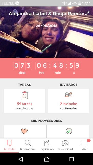 ¿Cuánto falta para que se casen? - 1