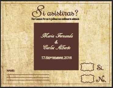 Save the date horrible