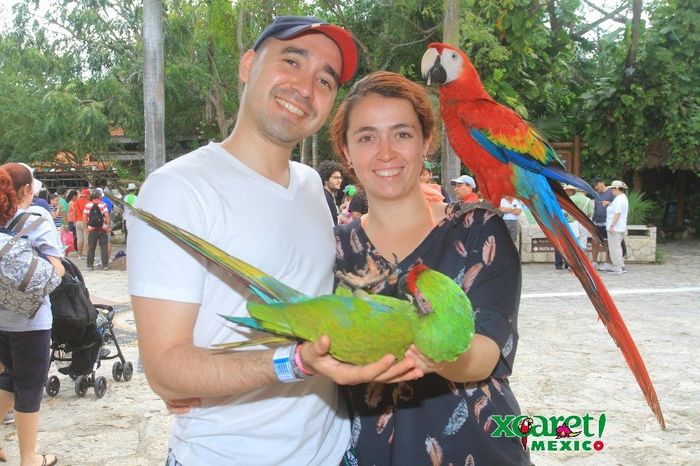 Carlos y yo en Xcaret