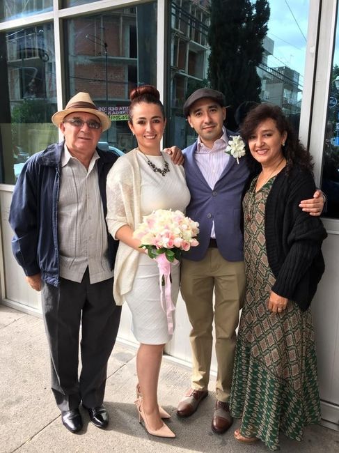Con los suegros