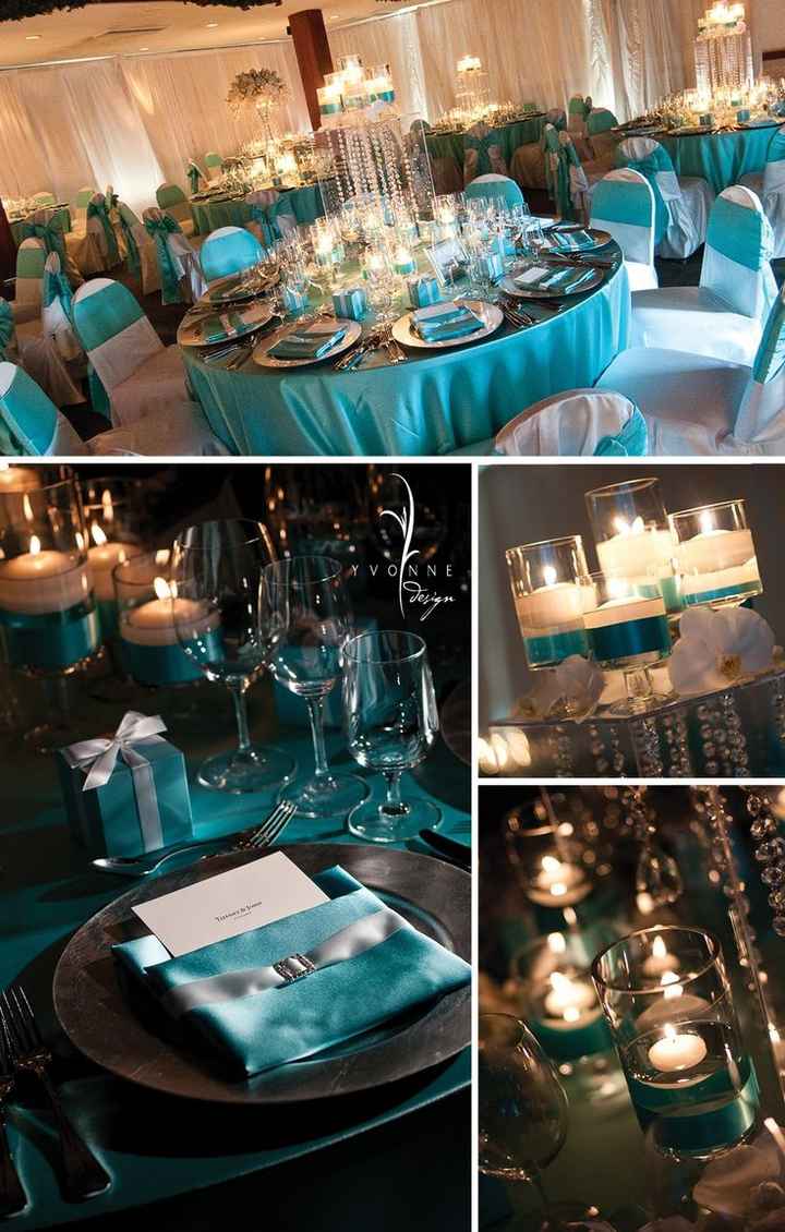 Colores y velas, decoracion para boda
