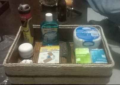 Canasta baño de hombres