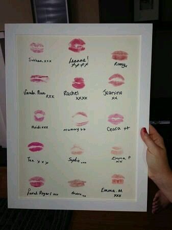 En vez de firmas o huellas...besos???????? - 2