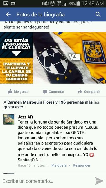 Playera de tigres para la sesión informal - 1