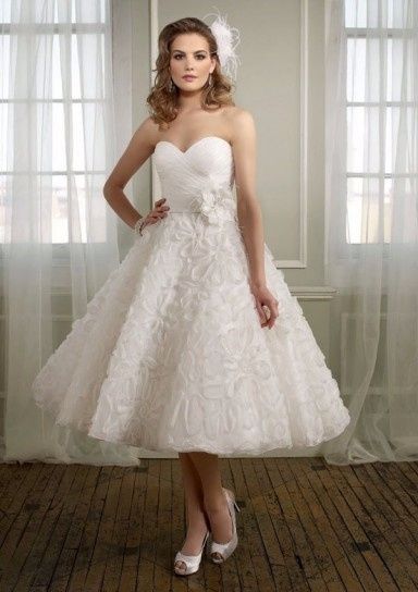 vestido novia corto