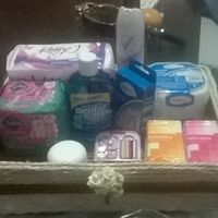 Canasta baño de mujeres
