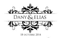 monograma Dany y Elias