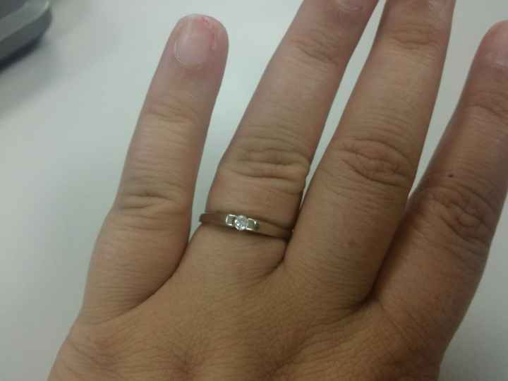 anillo de compromiso 