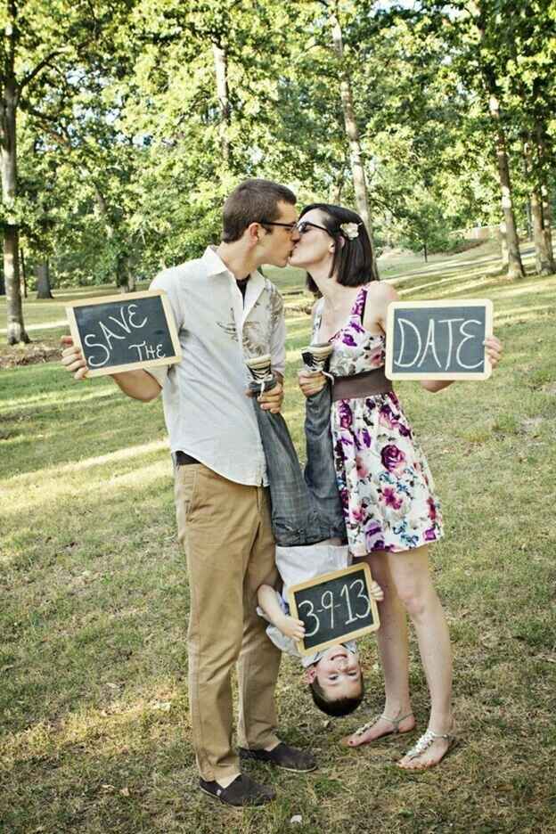Ideas para un "save the date" con hijos - 12