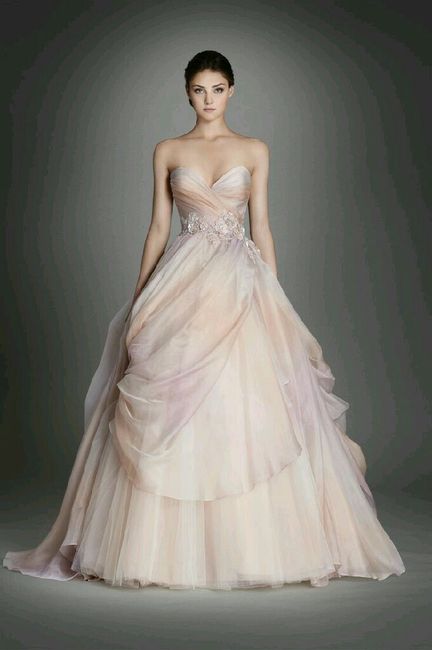 Tendencia rosa en vestidos de novia - 5