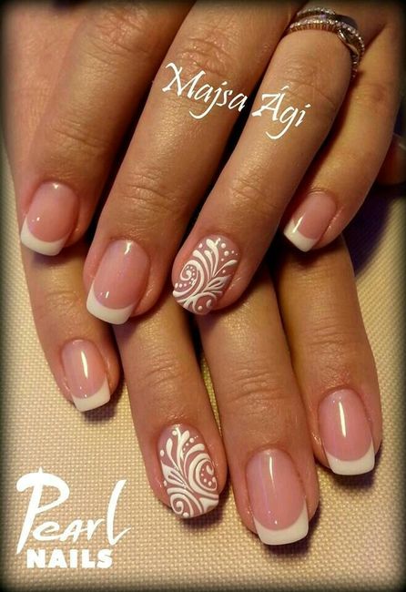 Diseños de uñas para el gran día - 7