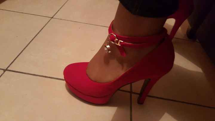 Me encantaron mis zapatillas rojas