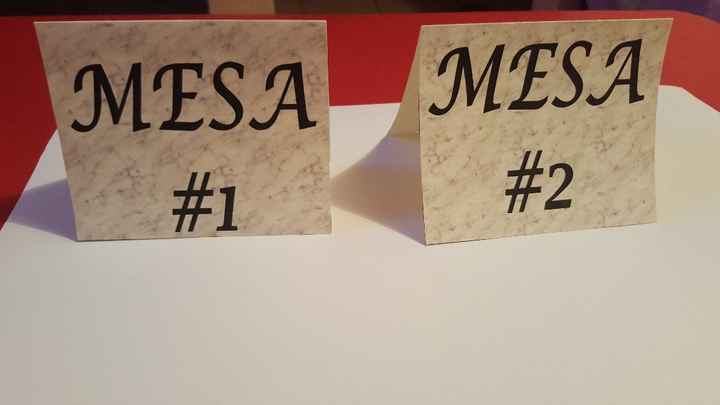 Mis numeradores de mesas