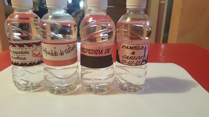 Botellitas para la DESPEDIDA DE SOLTERA