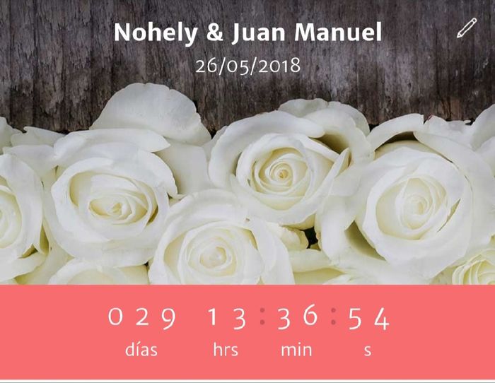 a solo un mes del gran dia !!!!! - 1