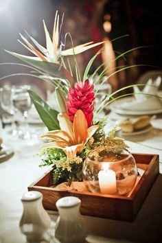 Centros de mesa playeros