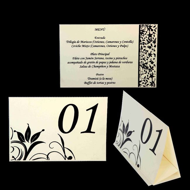 Rotular mesas con papel